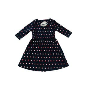 Forever 21 Girls Heart Patterned  Dress S 5/6